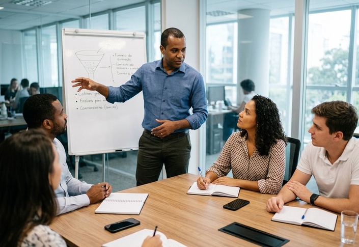 Treinamento de vendas: como treinar sua equipe para vender mais