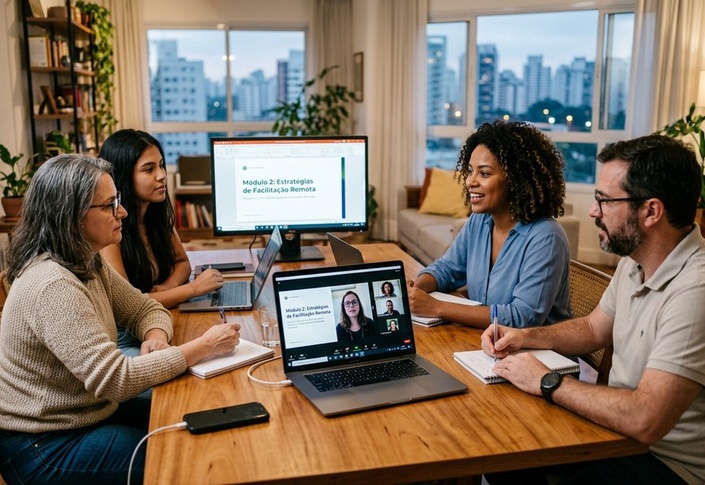 Como organizar um treinamento online e aplicá-lo remotamente