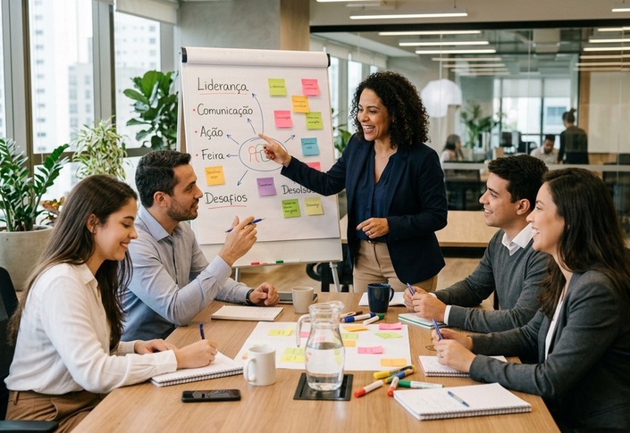 Dinâmica de grupos na formação de lideranças bem-sucedidas